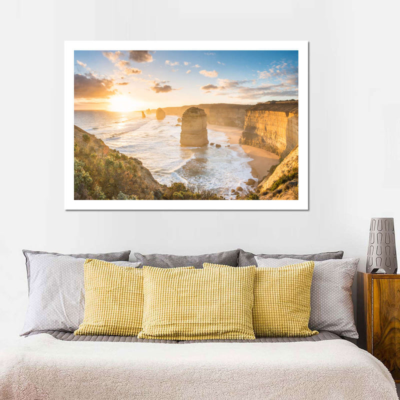 Twelve Apostles Beach Sunrise Wall Art