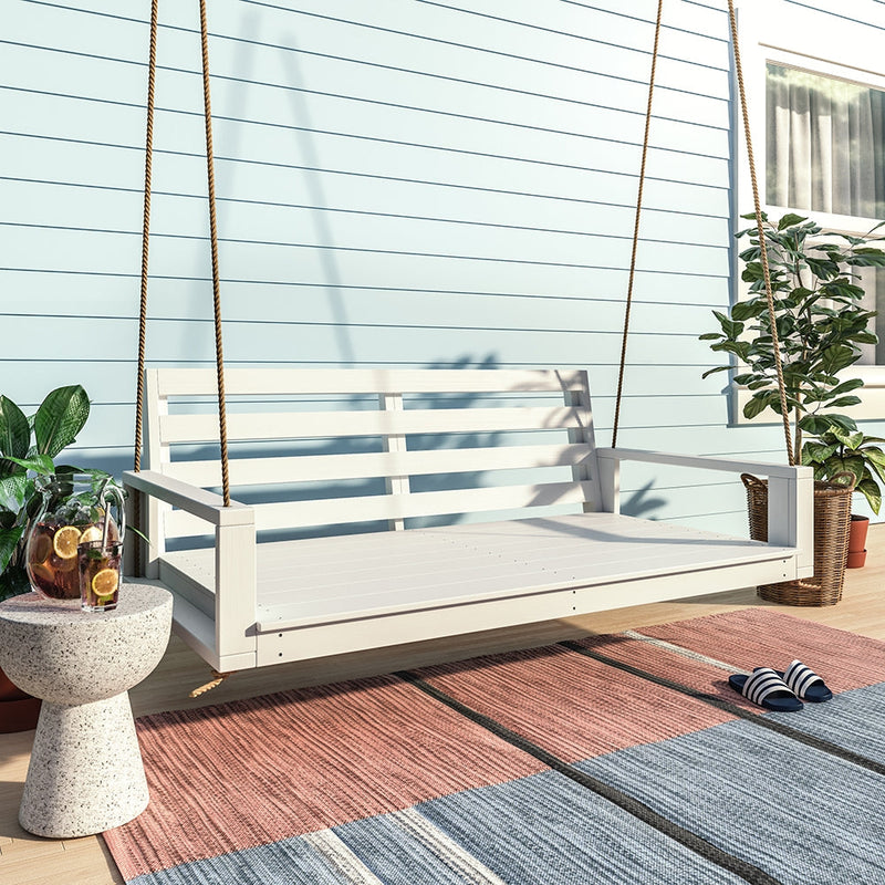 Breezy Acres Waterford Porch Swing Bed, 4 Ft Cedar with Clearcoat