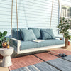 Breezy Acres Waterford Porch Swing Bed, Twin Dark Walnut