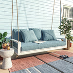 Breezy Acres Waterford Porch Swing Bed, Twin Dark Walnut