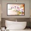 Orchid Flowers On Water Wall Art