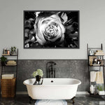 Monochromatic Rose Wall Art