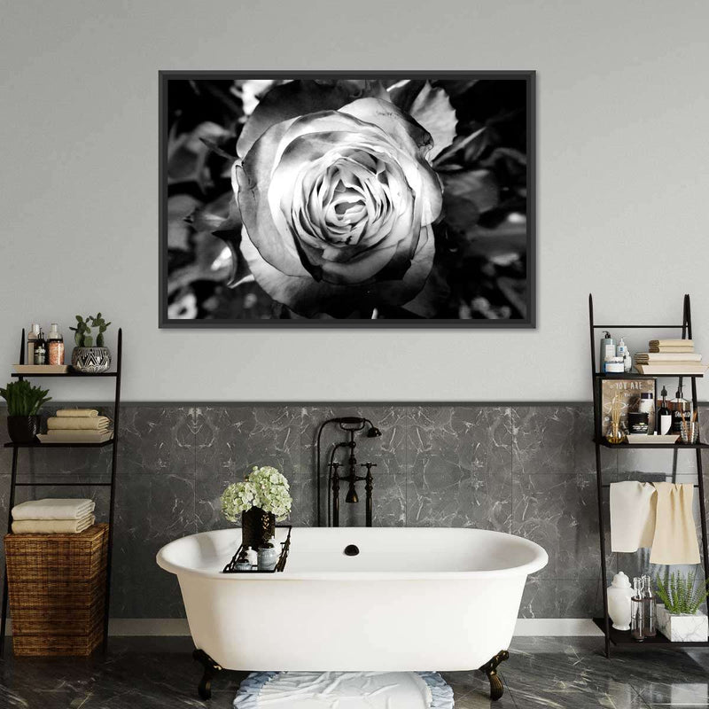Monochromatic Rose Wall Art