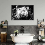 Monochromatic Rose Wall Art