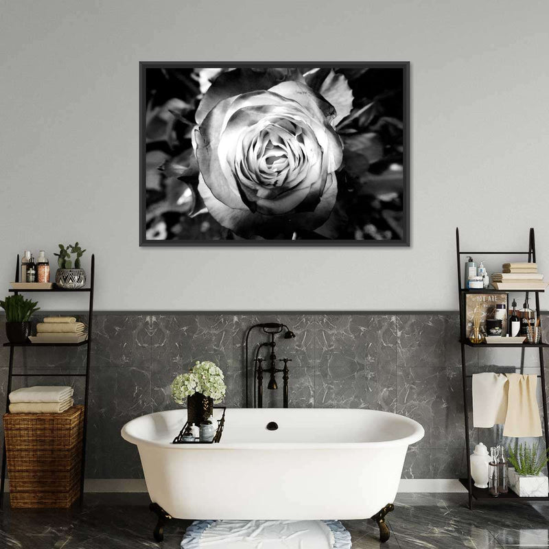 Monochromatic Rose Wall Art