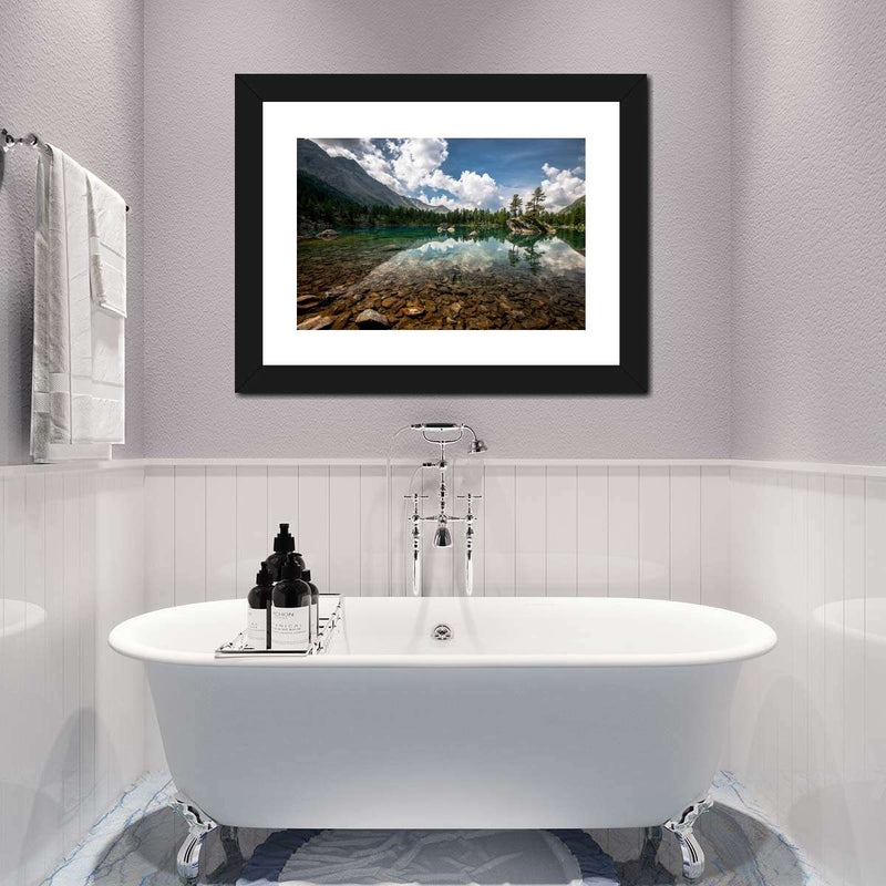 Tranquil Lake Landscape Wall Art