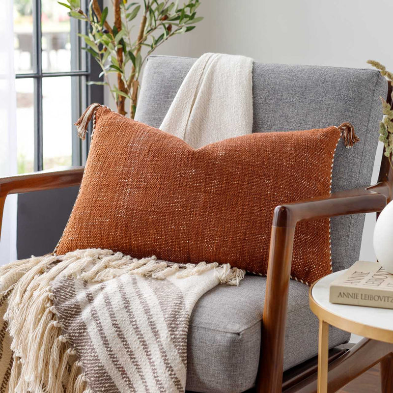 Walchsee Burnt Orange Pillow Cover
