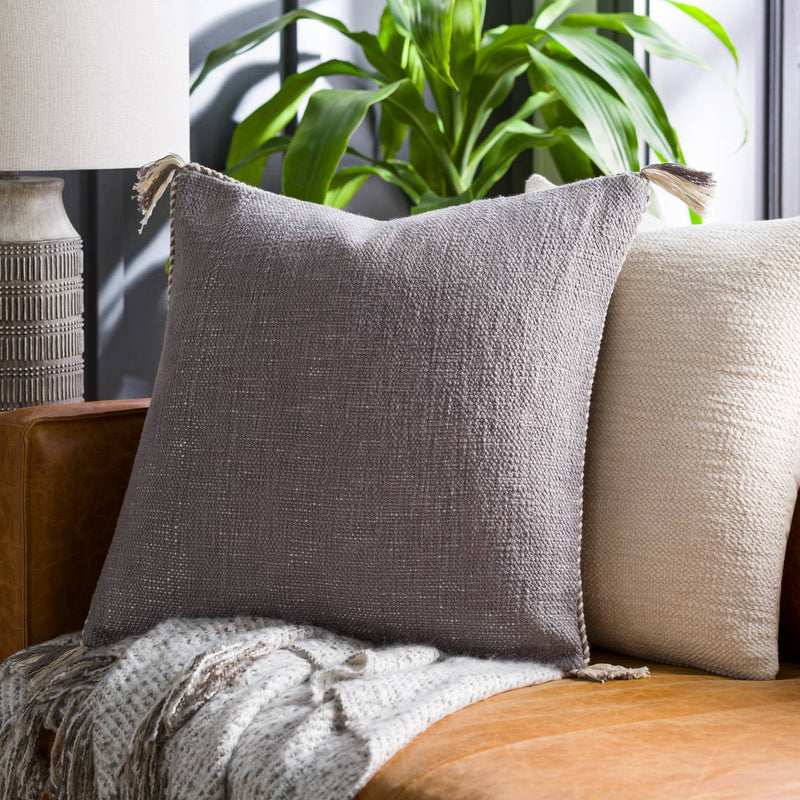Walchsee Medium Gray Pillow Cover
