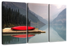 Mountain Lake Kayak Wall Art