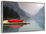 Mountain Lake Kayak Wall Art