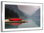 Mountain Lake Kayak Wall Art