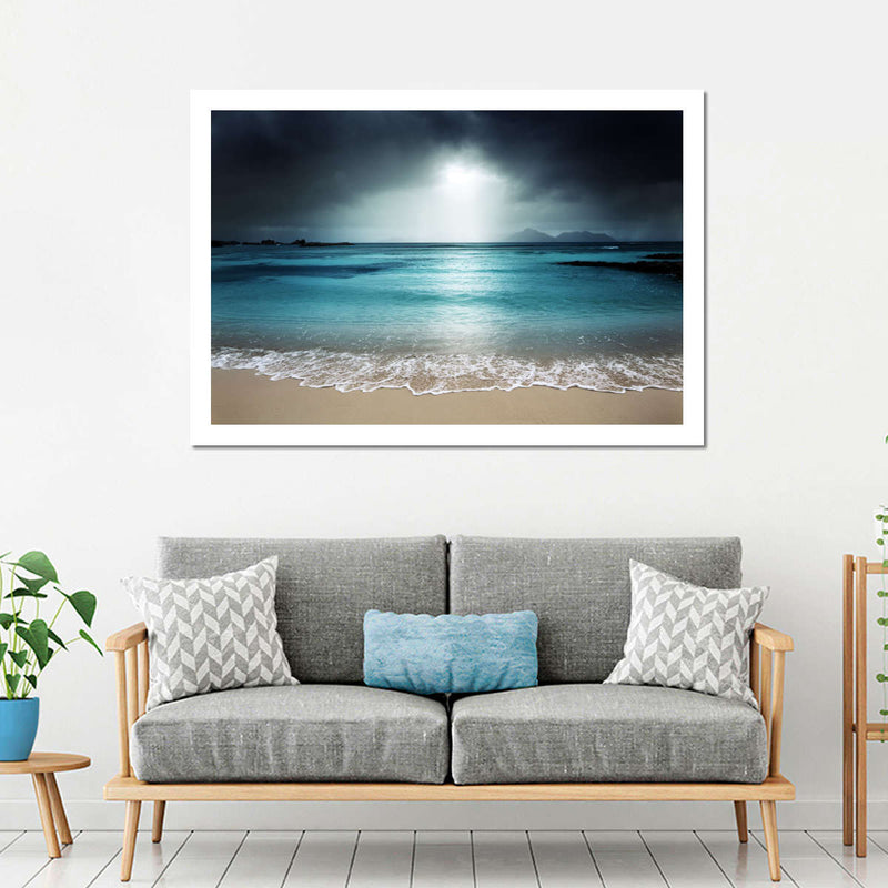 La Digue Island Evening Sky Wall Art