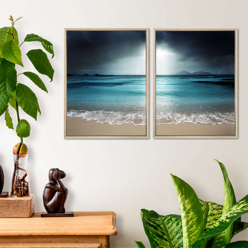 La Digue Island Evening Sky Wall Art