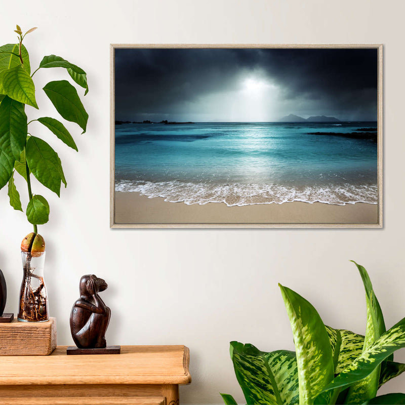 La Digue Island Evening Sky Wall Art