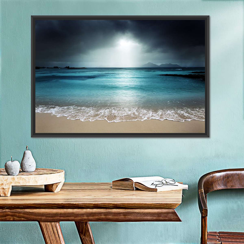 La Digue Island Evening Sky Wall Art