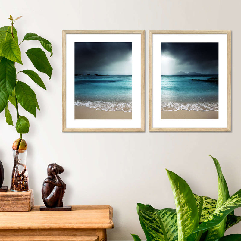 La Digue Island Evening Sky Wall Art