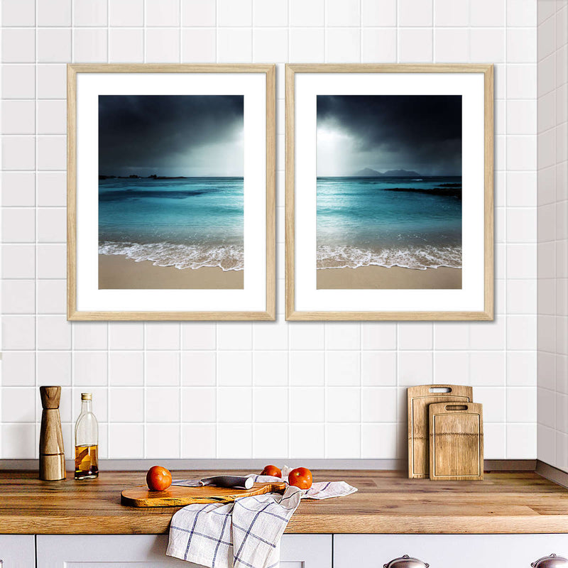 La Digue Island Evening Sky Wall Art