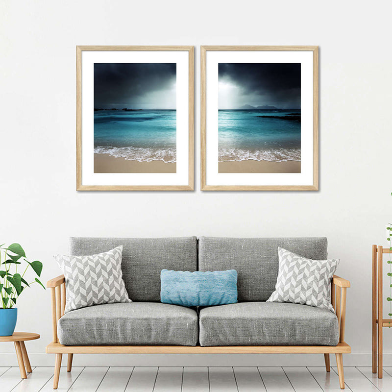 La Digue Island Evening Sky Wall Art