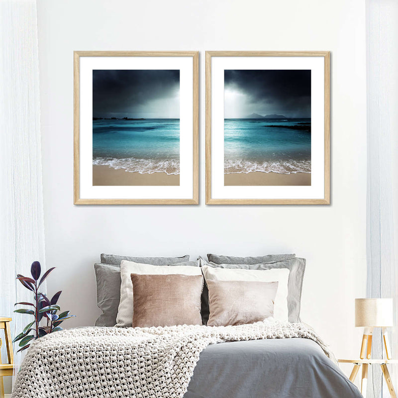 La Digue Island Evening Sky Wall Art