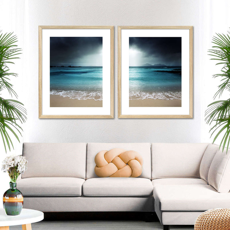 La Digue Island Evening Sky Wall Art