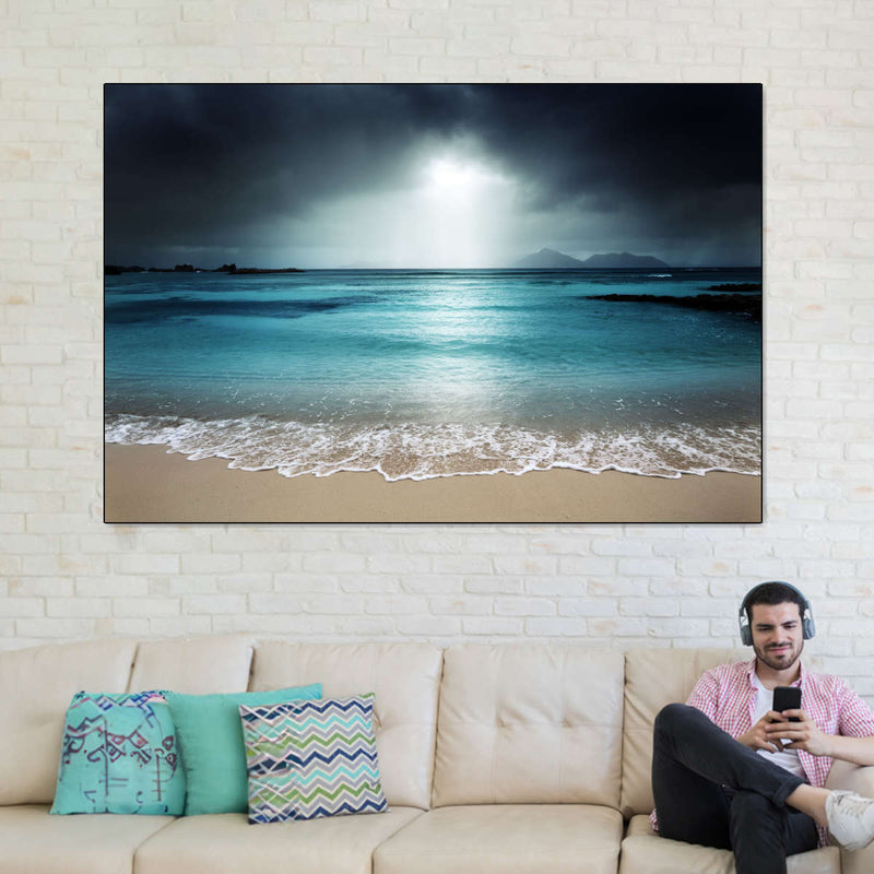 La Digue Island Evening Sky Wall Art
