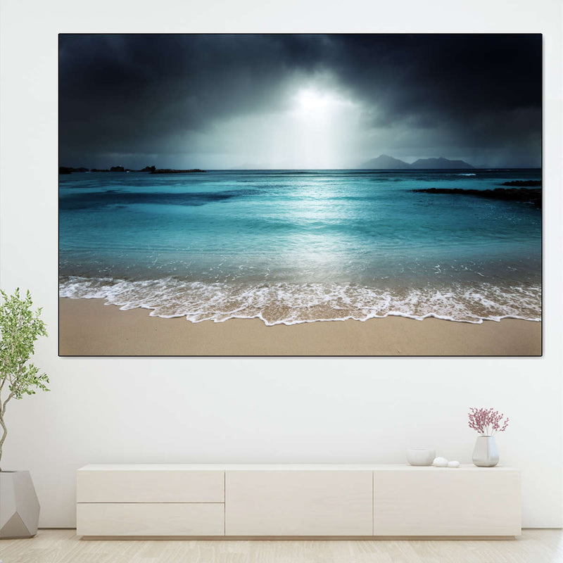 La Digue Island Evening Sky Wall Art