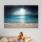La Digue Island Evening Sky Wall Art