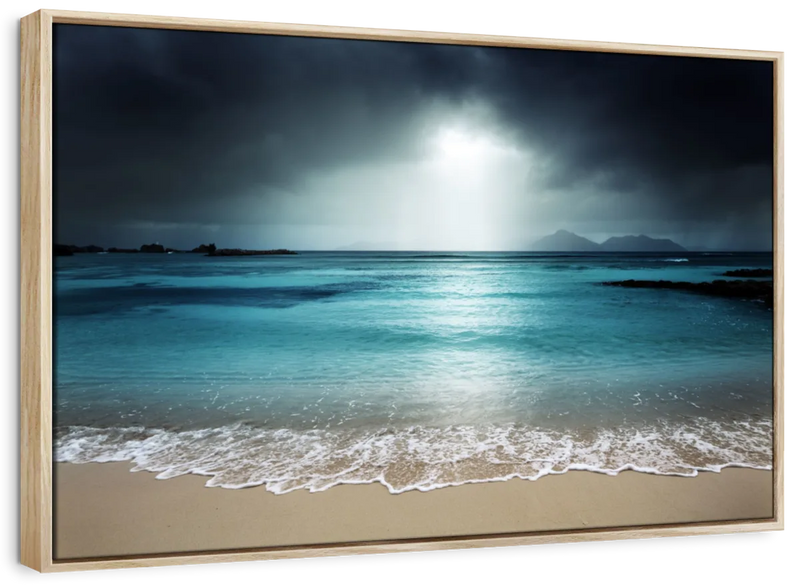La Digue Island Evening Sky Wall Art