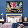 Lotus Flower In Hand Wall Art