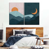Sun And Moon Outdoor Wall Art