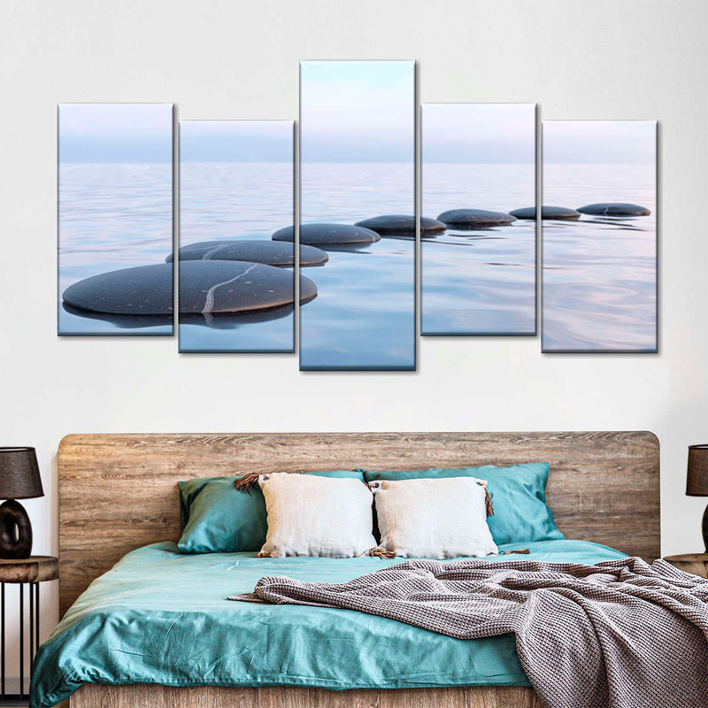 Water Zen Stones Wall Art