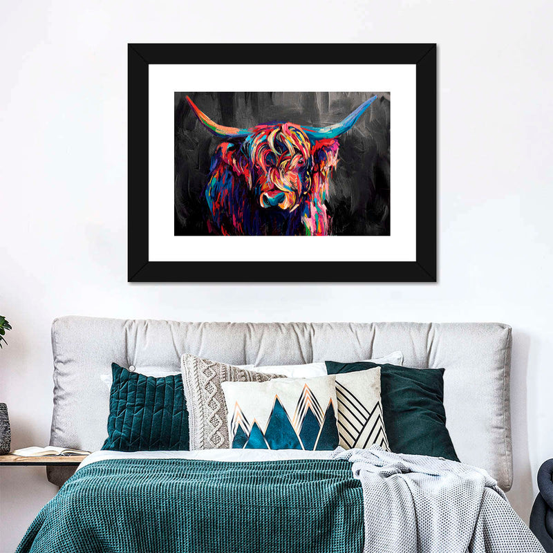 Highland Cow Acrylic Wall Art