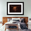 Handsome Highland Cow Wall Art