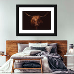Handsome Highland Cow Wall Art