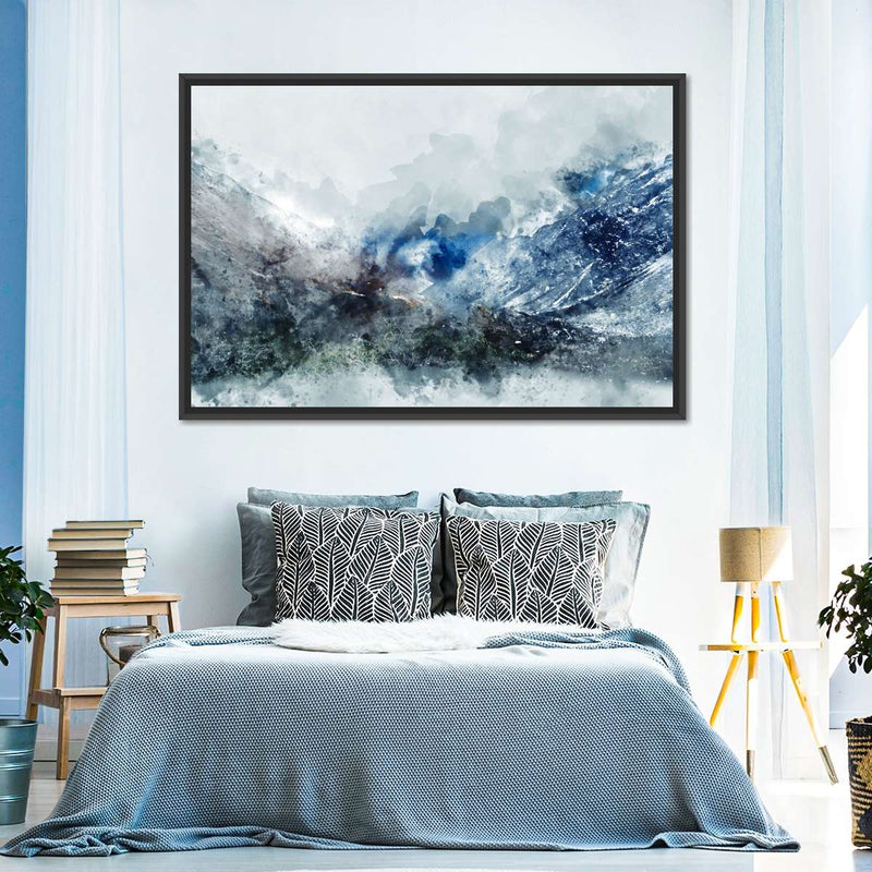 Ice Landscape Abstract Wall Art