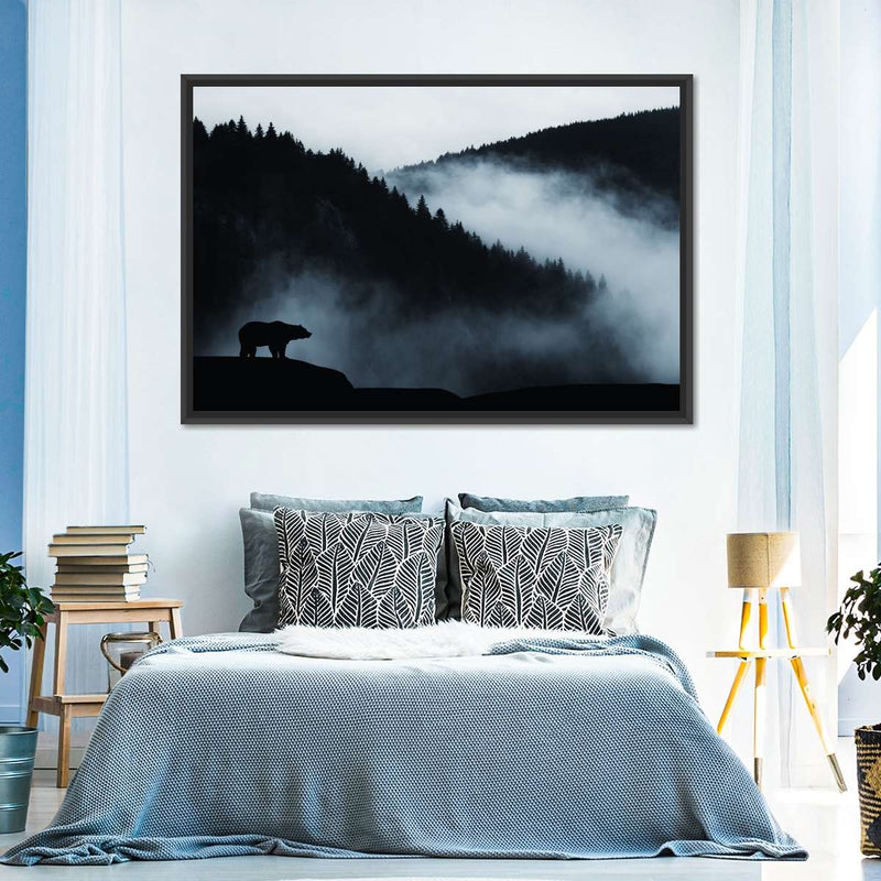 Misty Mountain Bear Wall Art