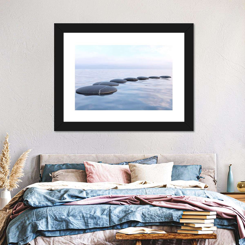 Water Zen Stones Wall Art
