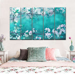 White Cherry Blossoms In Japan Wall Art
