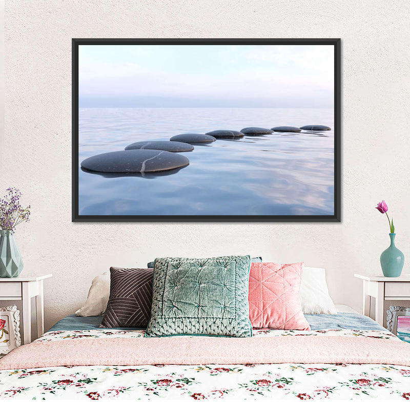 Water Zen Stones Wall Art