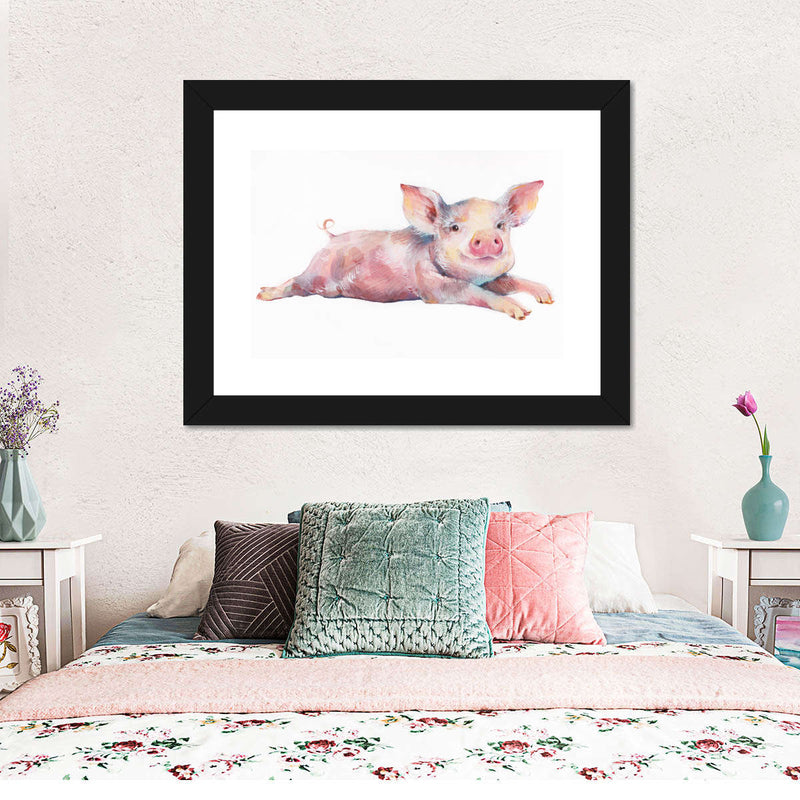 Precious Piglet Wall Art