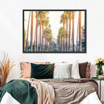 Palm Trees In Los Angeles Wall Art