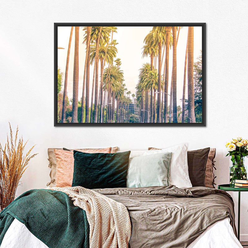 Palm Trees In Los Angeles Wall Art