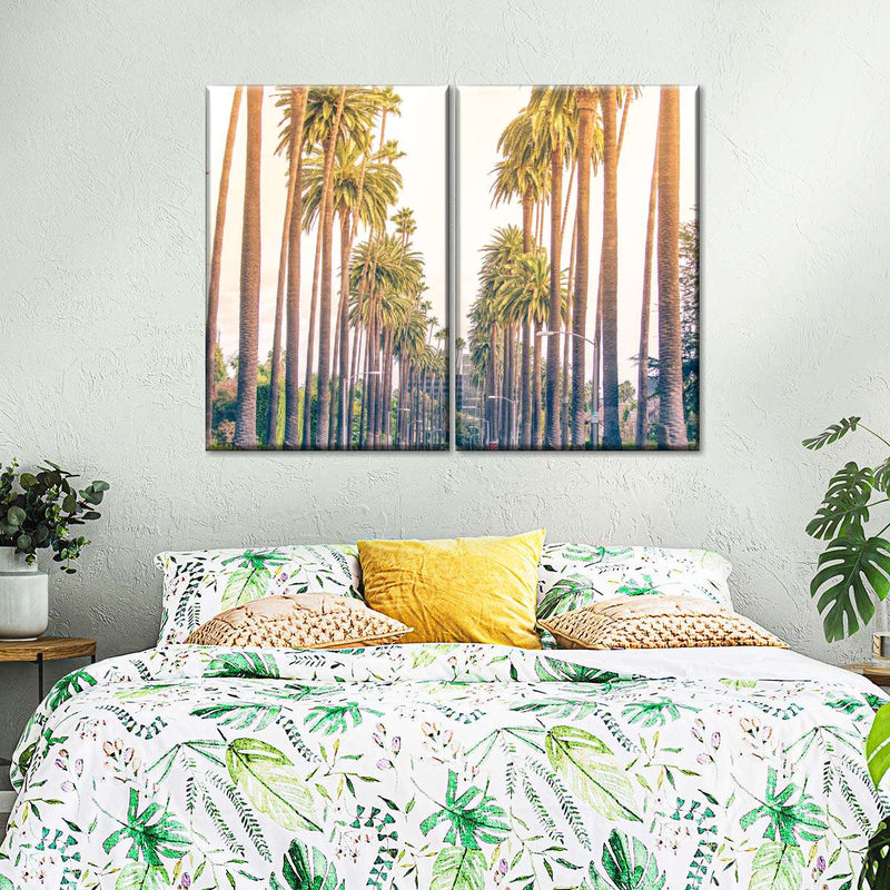 Palm Trees In Los Angeles Wall Art