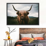 Open Field Highland Cow Wall Art