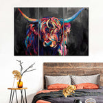 Highland Cow Acrylic Wall Art