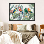 Tropical Safari Parrots Wall Art