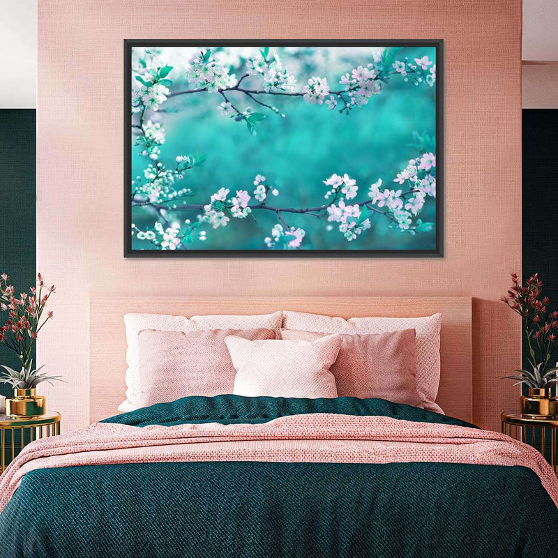 White Cherry Blossoms In Japan Wall Art