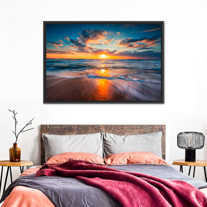 Summer Ocean Sunrise Wall Art