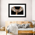 Happy Giraffe Family Wall Art
