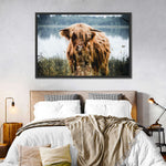 Lakeside Highland Cow Wall Art